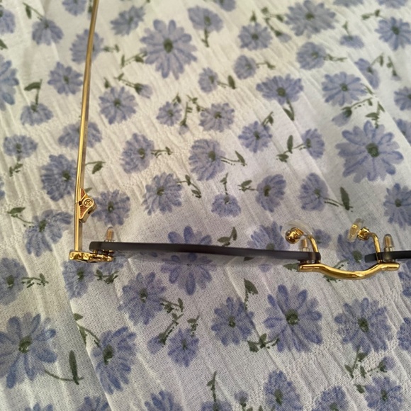 Cartier Gold Tone/Black Panther Rimless Sunglass - Picture 4 of 13